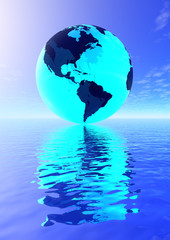 Wall Mural - world globe
