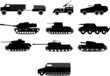 tanks and armored vehicles illustrations