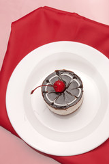 Wall Mural - fancy cake with cherry