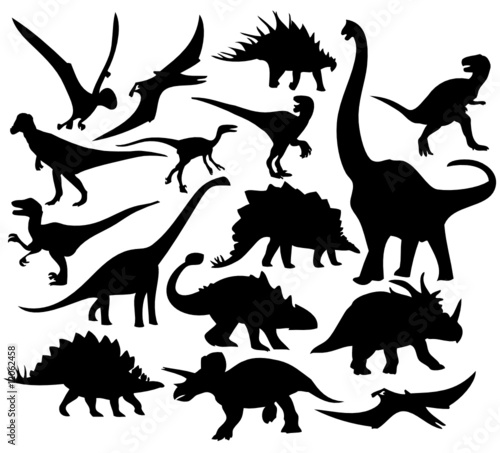 Obraz w ramie Dinosaurier