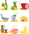 Icons for restaurant menu