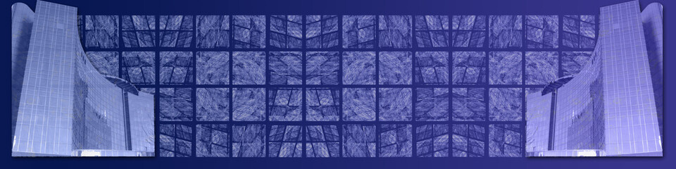 Wall Mural - Banner Business Reflections