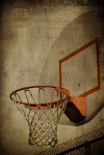 Basketball Basket Grunge