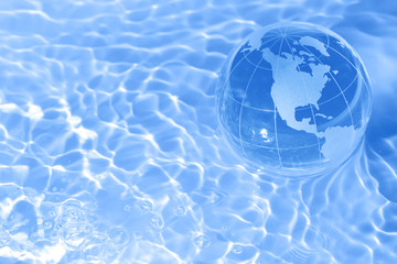 Earth in water