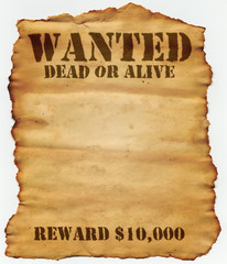 Wall Mural - Wanted Dead or Alive