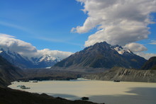 Tasman Lake And Glacier