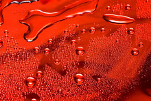 Red Water Drop For Background