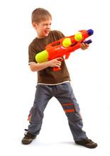 Boy With Water Gun