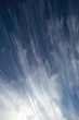 canvas print picture - Himmel mit Zirruswolken