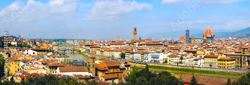 Board z aluminiowym obramowaniem Panorama we Florencji