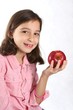 © CreativeFire - Young Girl / Child With Red Apple