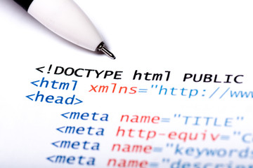computer code html
