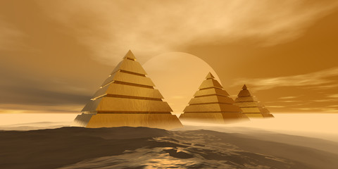 Wall Mural - pyramids