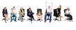 © alma_sacra - Several people in office chairs