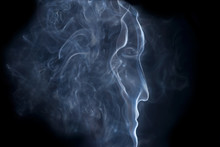A Man's Profile From Smoke