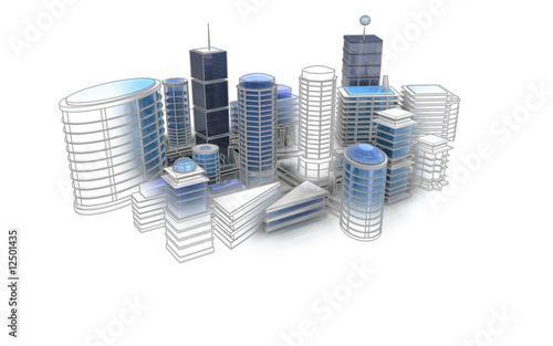 Dessin Architecture Ville 3d Crayon Buy This Stock