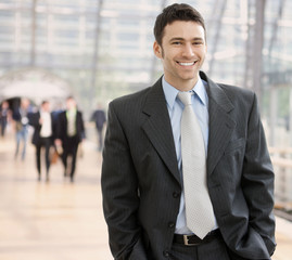 Canvas Print - Young businessman