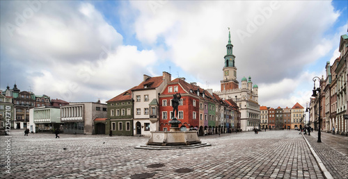 Plakat na papierze fotorealistycznym Stary ratusz w Poznaniu