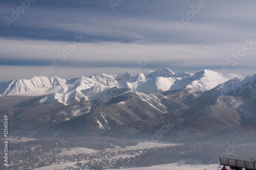 Board z aluminiowym obramowaniem Tatry