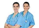 Fototapeta  - Couple of doctors