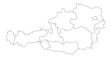 Österreich Karte der Bundesländer