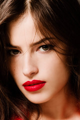 red lips