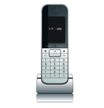 Modern Wireless Phone, Vector Illustration.