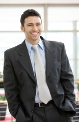 Poster - Cheerful businessman