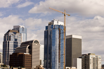 Canvas Print - Construction Tower in Seattle