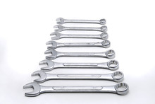 Wrenches Isolated In White