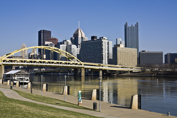 Fototapete - Downtown Pittsburgh
