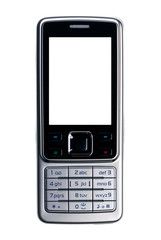 cell phone isolated on white background