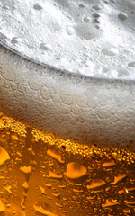 Close up photo of beer