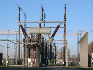 High voltage power plant detail