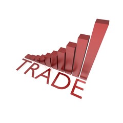 Wall Mural - trade success graph