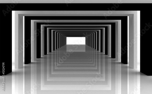 Board z aluminiowym obramowaniem Tunel