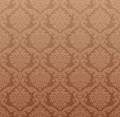 Wall Mural - Seamless Damask Wallpaper