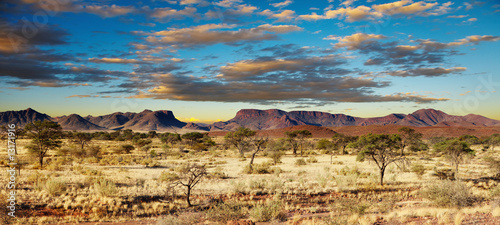 Plakat na papierze fotorealistycznym Pustynia Kalahari, Namibia
