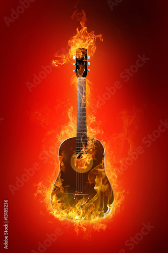Obraz Dibond guitar