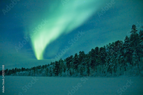 Plakat na papierze fotorealistycznym Aurora borealis