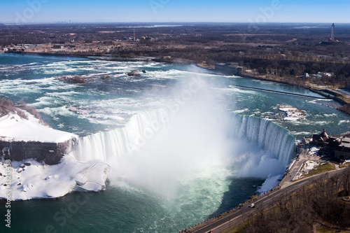 Obraz na płótnie canvas dwuczęściowy "dyptyk" Wodospad Niagara