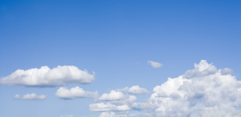blue sky with clouds