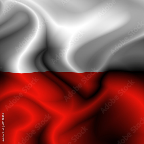 Board z aluminiowym obramowaniem Polsko-polska flaga-drapeau pologne