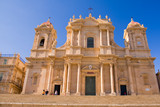 Fototapeta Na drzwi - typical baroque church in sicily, italy