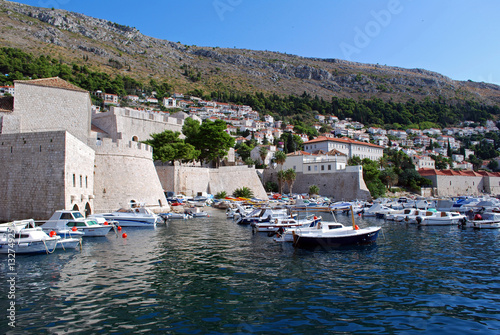 Plakat na papierze fotorealistycznym Port de dubrovnik