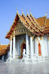 Wall Mural - Wat Benjamobopith in Bangkok, Thailand.