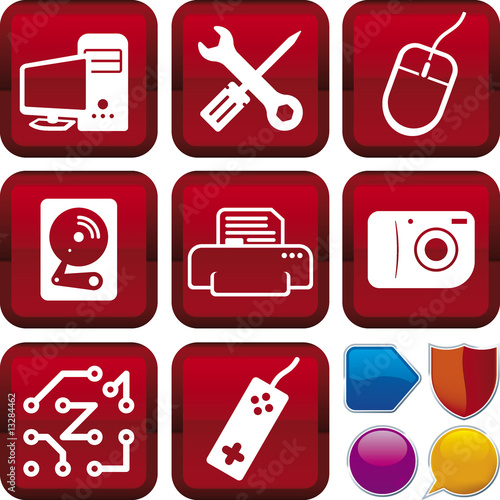 hardware icon set