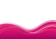 pink background design with waves and dots