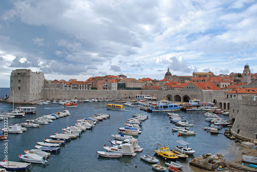 Plakat na papierze fotorealistycznym Port de dubrovnik