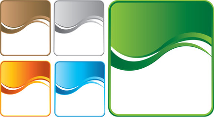 multiple colored wave background